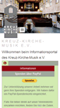 Mobile Screenshot of kreuz-kirche-musik.de